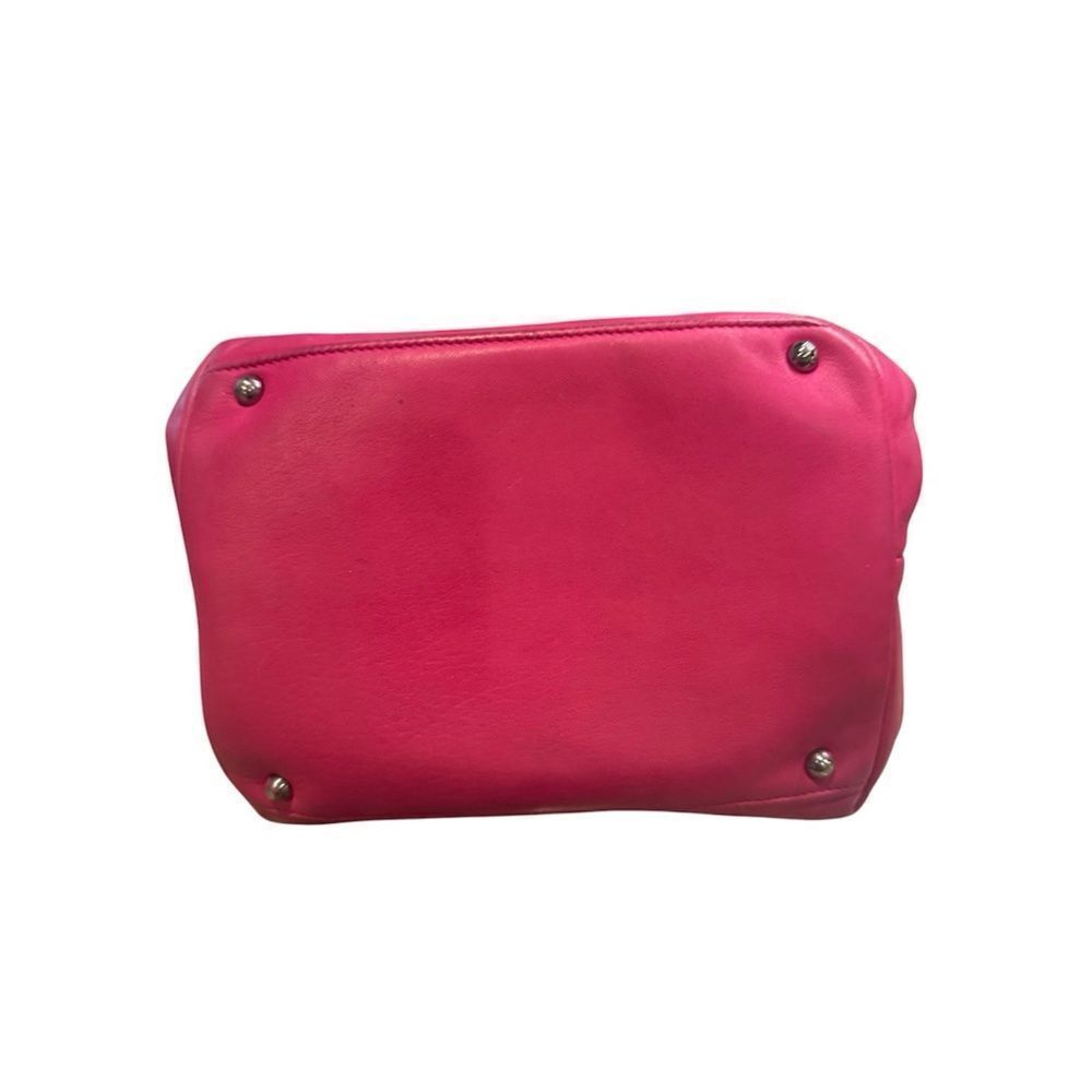 LOEWE Melon Pink Nappa Lambskin Leather Soft Hobo Bag Calle Tote Handbag Small - Picture 4 of 12